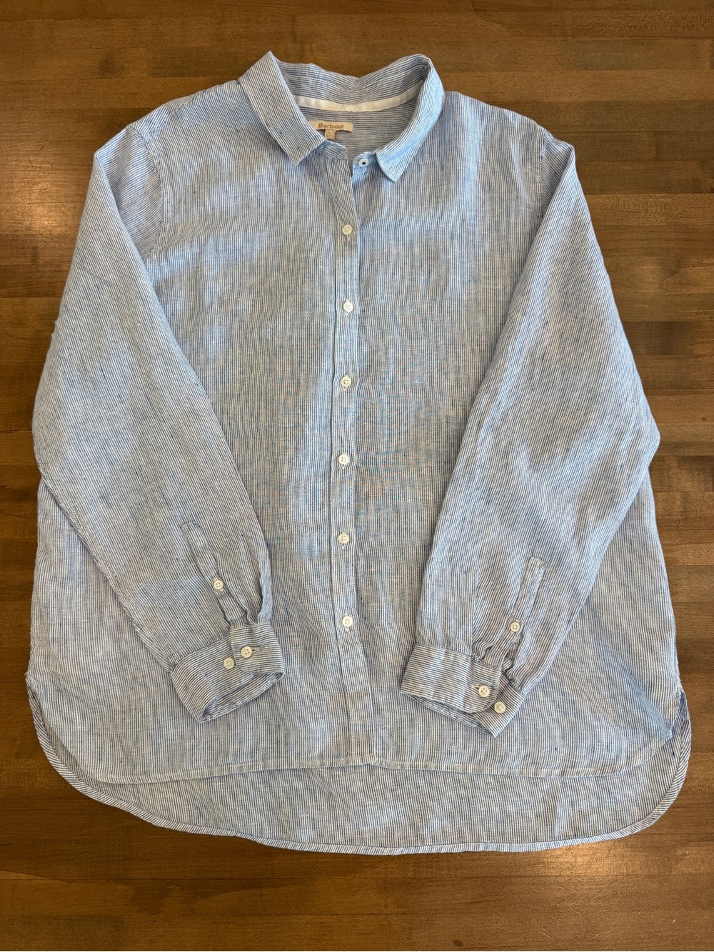 Barbour Marine 100% Linen Button Down